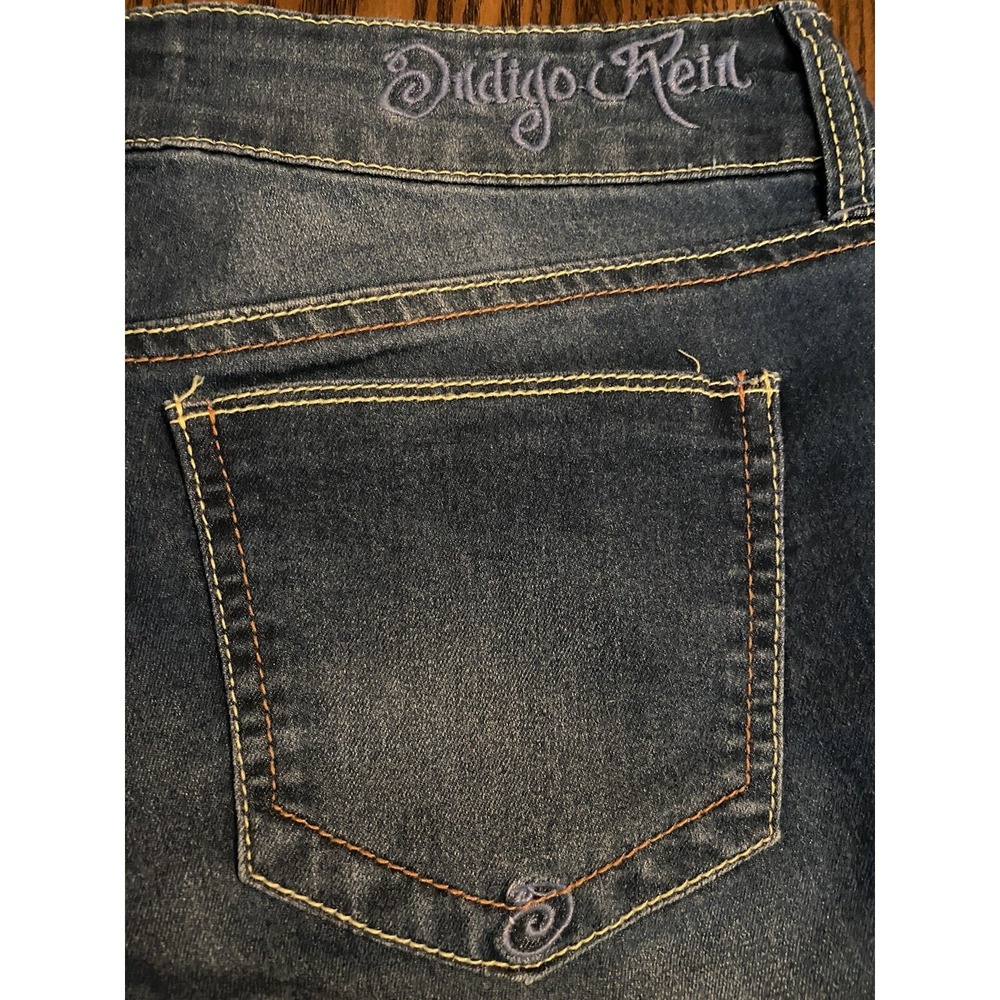 Indigo Rein Low Rise Denim Shorts Juniors Size 3 Y2K low rise - Picture 6 of 9